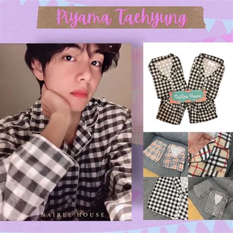 taehyung burberry pajamas price|Bts V Pajamas .